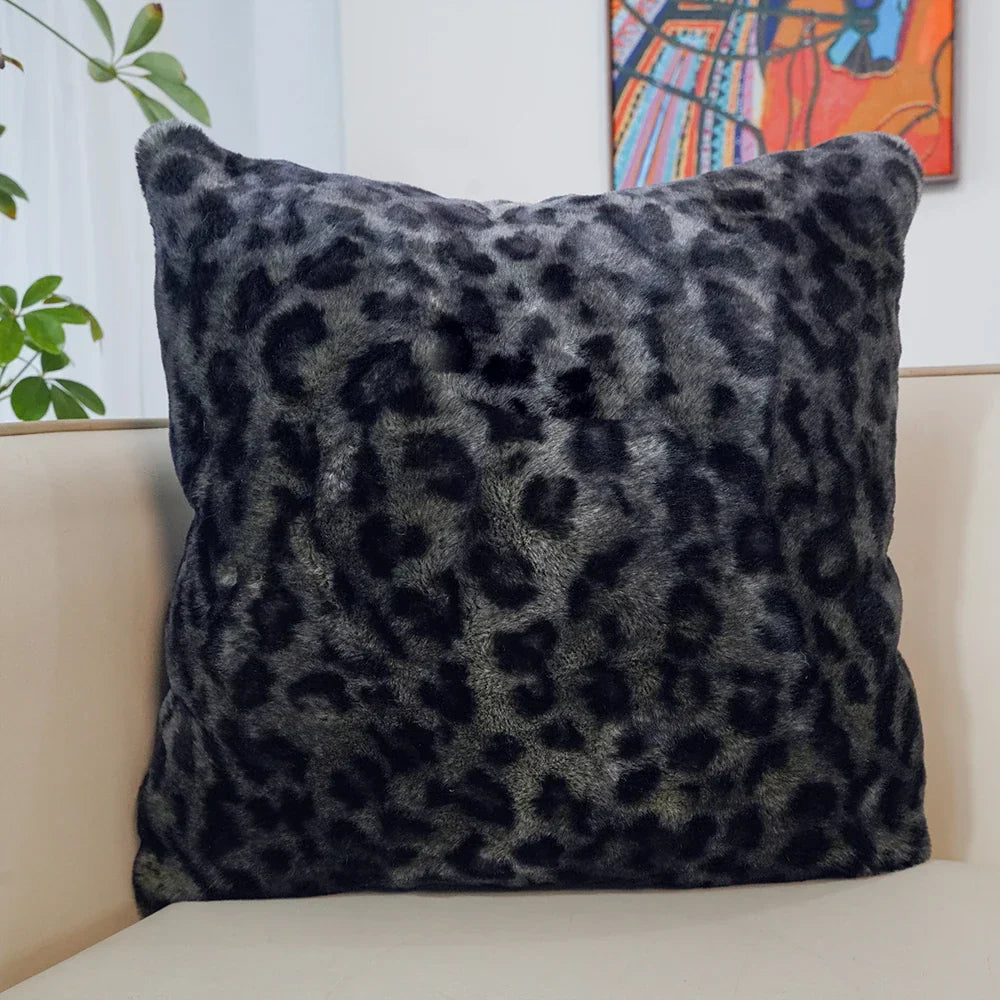 Luxury Tiger Leopard Skin Print Cushion Covers Polyester Bedding Sofa Throw Pillow Case for Car Pillowcase Home Decoration