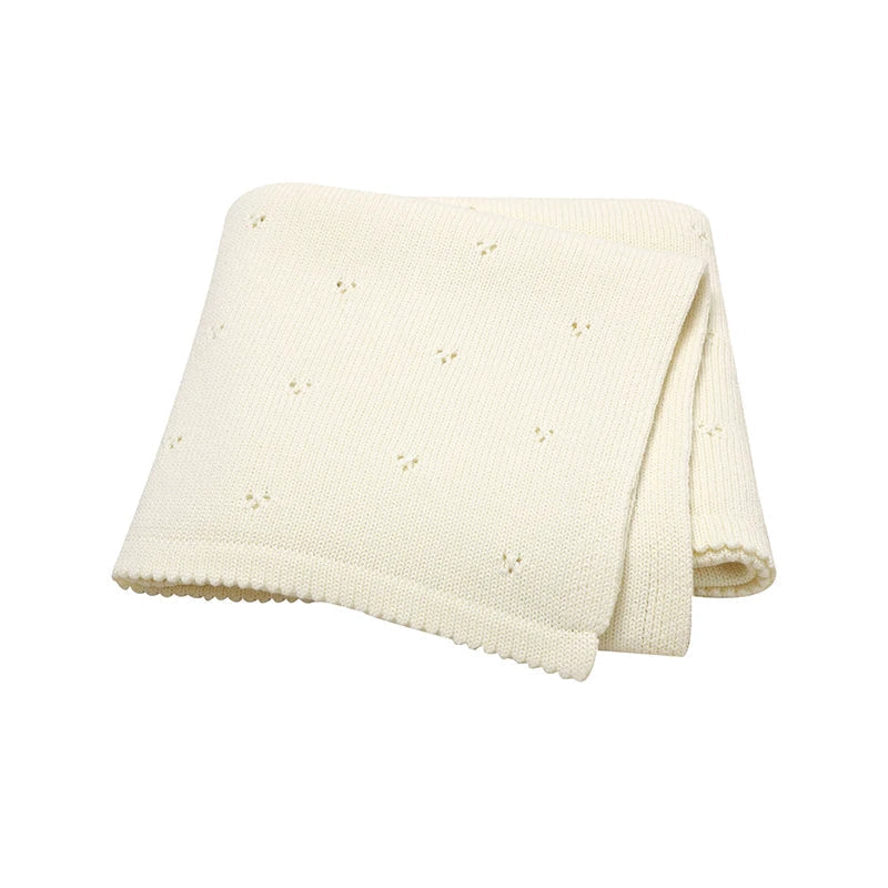 Baby Blankets Super Soft Neworn Infant Babies Boys Girls Cotton Knit Sleep Quilts Covers for Stroller 90*70cm Kids Throwing Mats