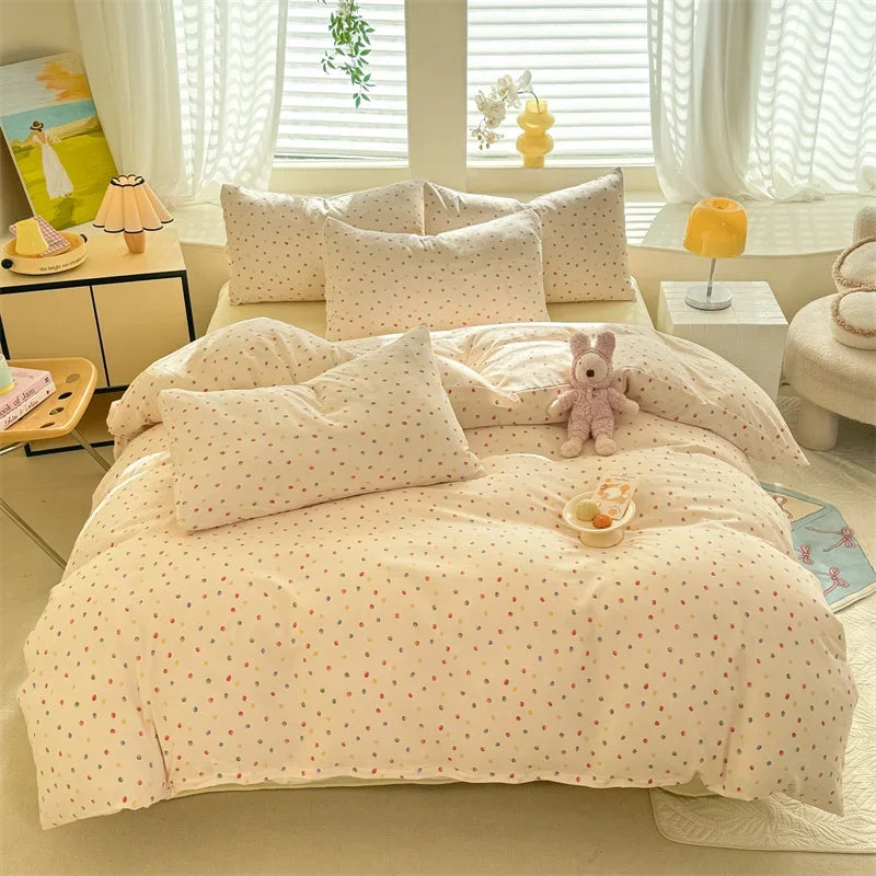 New Single Duvet Cover Super Soft Wash Soft Waxy Cloud Cotton Single Quilt Cover Printed Bedding 150x200 180x220 200x230 220x240