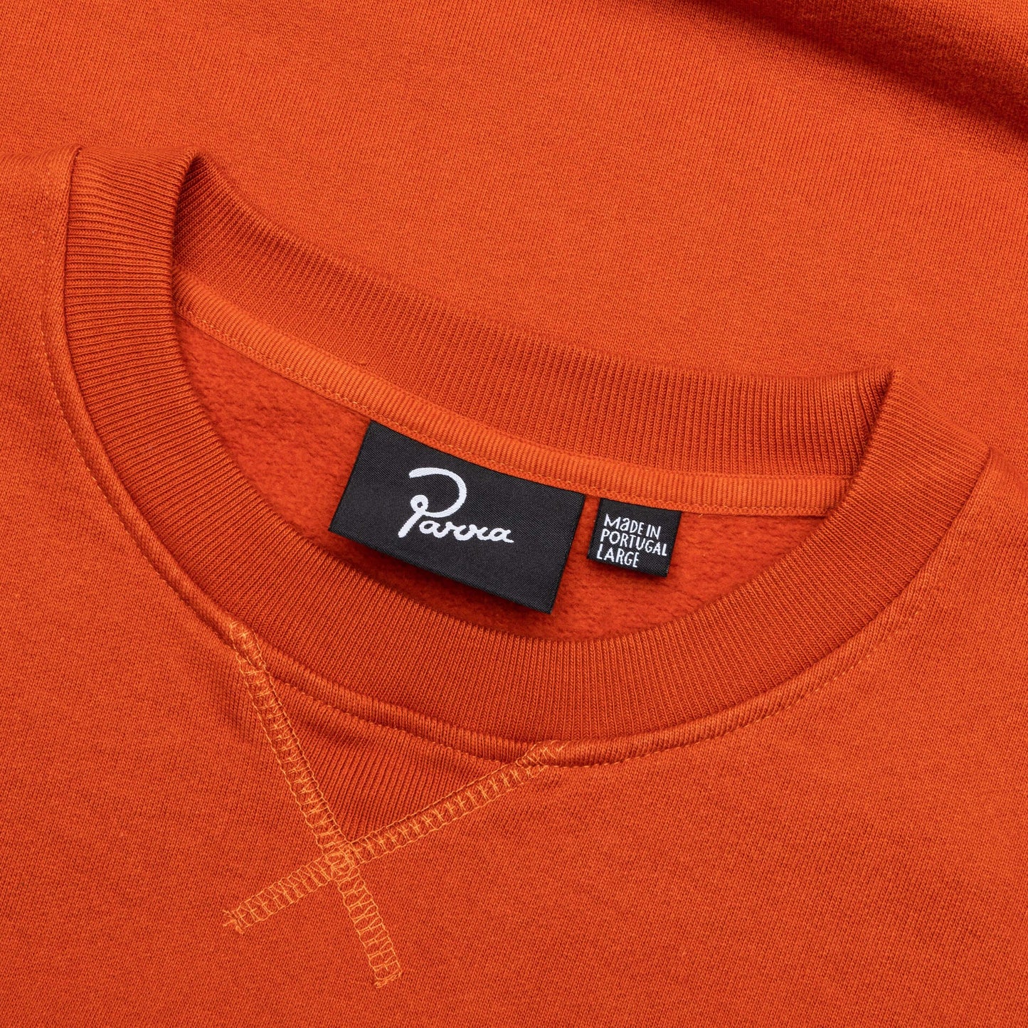 Early Grab Crewneck Sweatshirt Sienna Orange