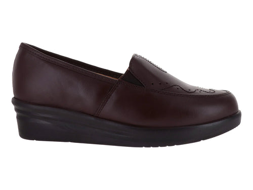 Zapatos Mocasines Mas Descanso Café para Mujer