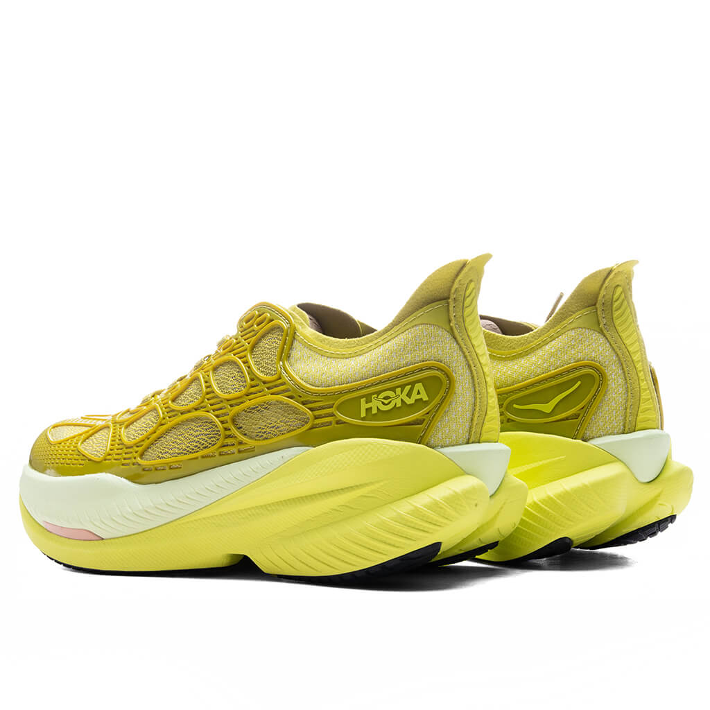 Mach X Caged Pea Green Hoka Citrus