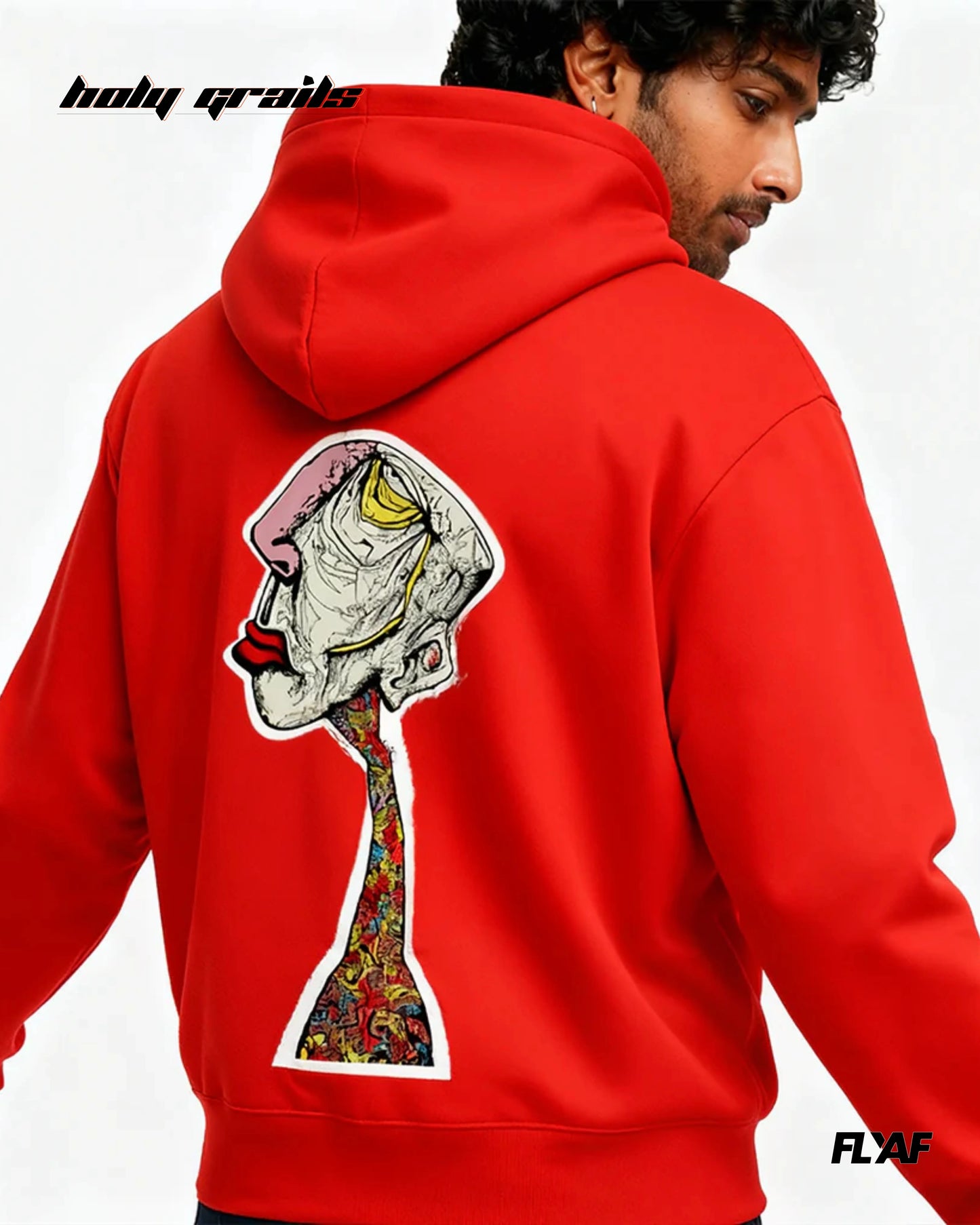 Enigma Gaze Red Hoodie HG x FLYAF