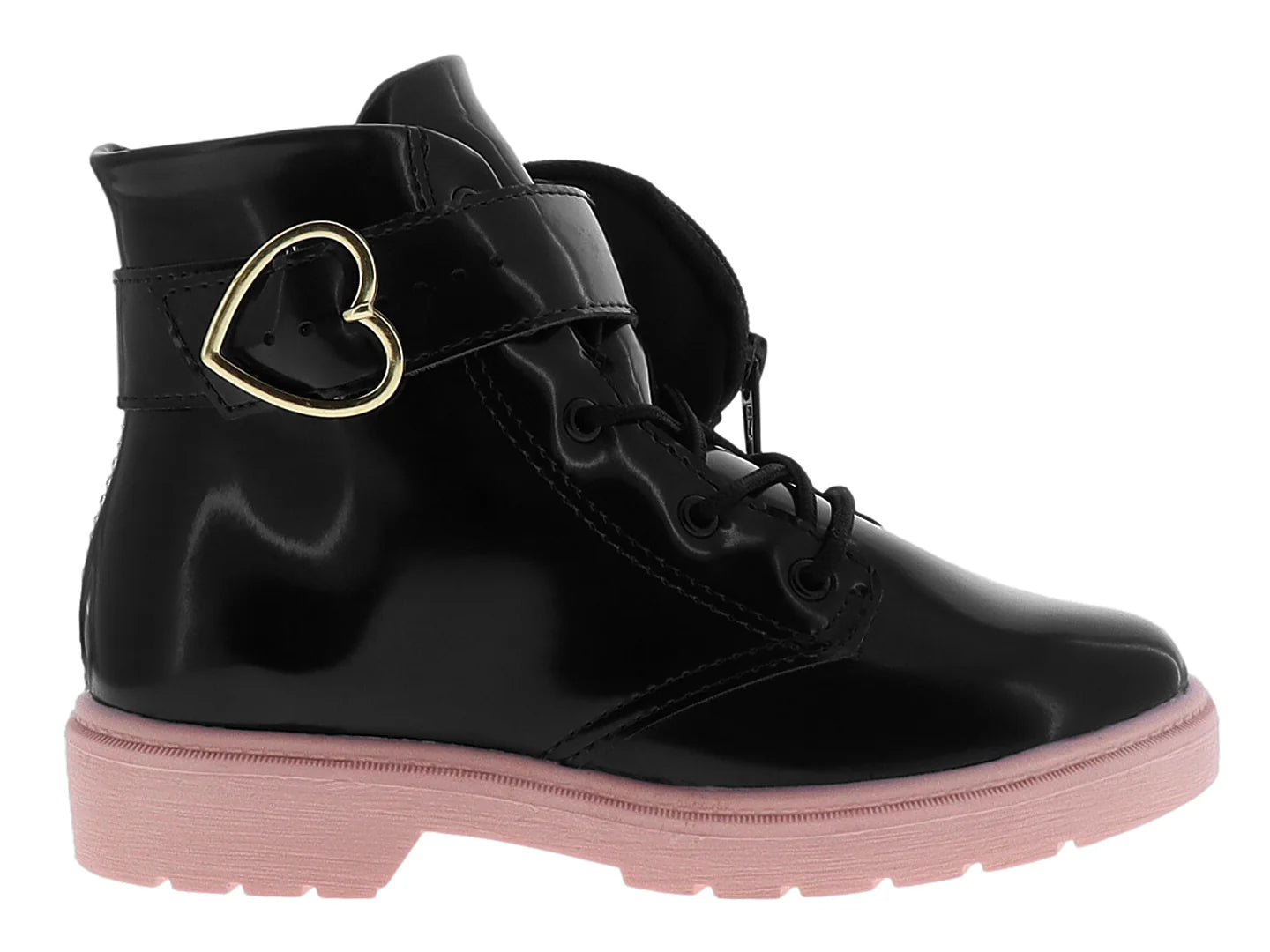 Botas Molekinha Negro Oro Rosado para Niña
