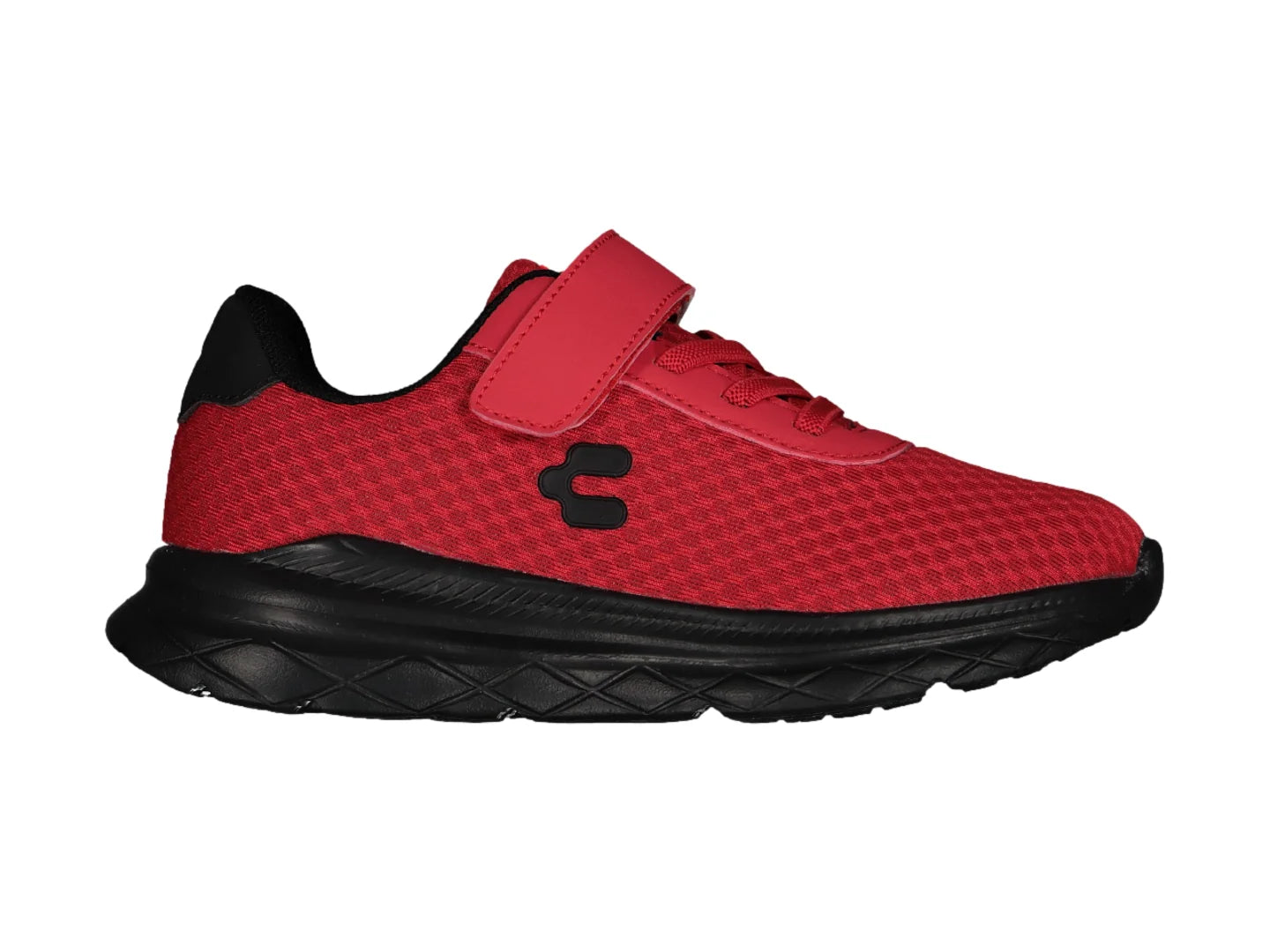 Tenis Charly Deportivos Rojo y Negro para Niño