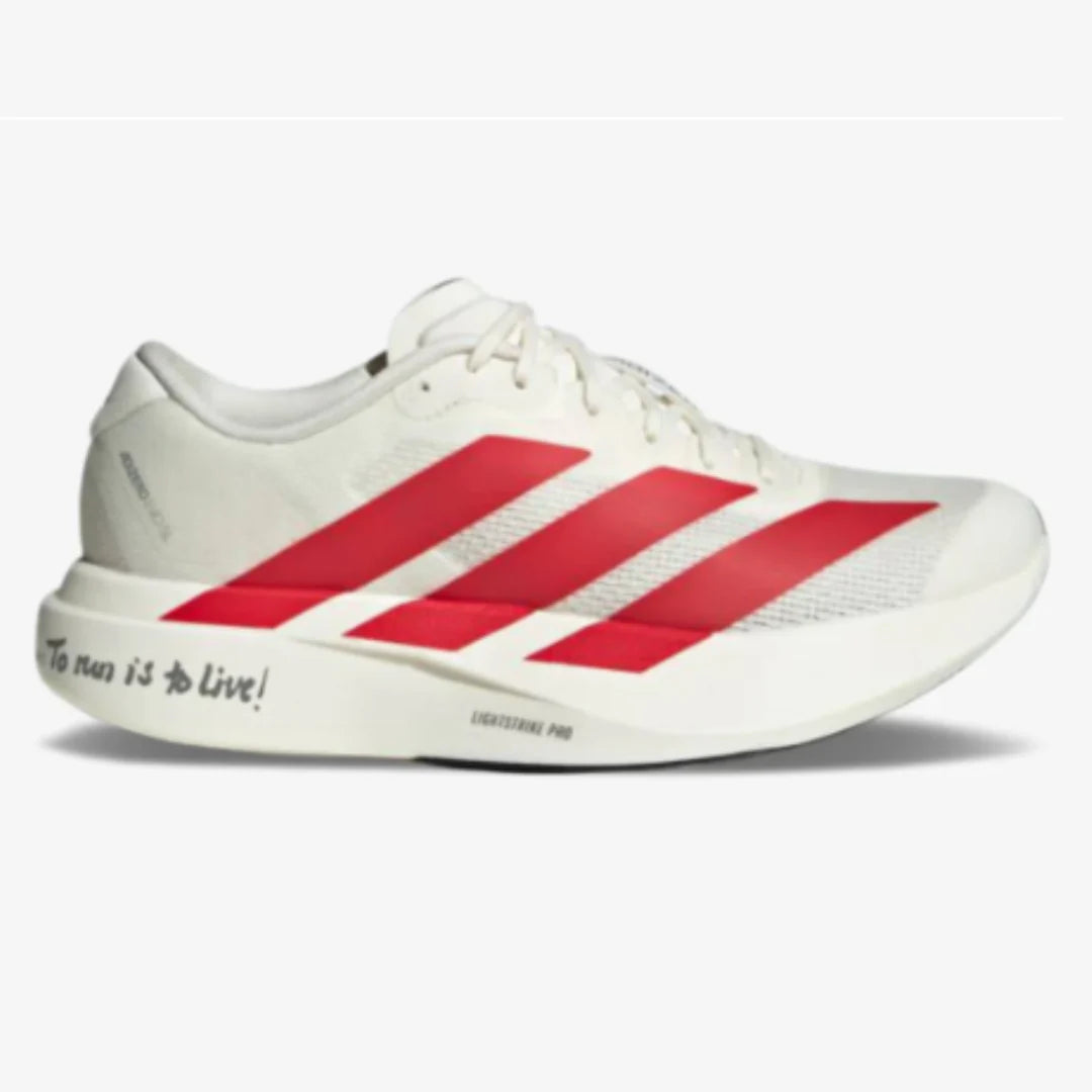 Tênis Adidas Adizero Evo SL Bege Vermelho