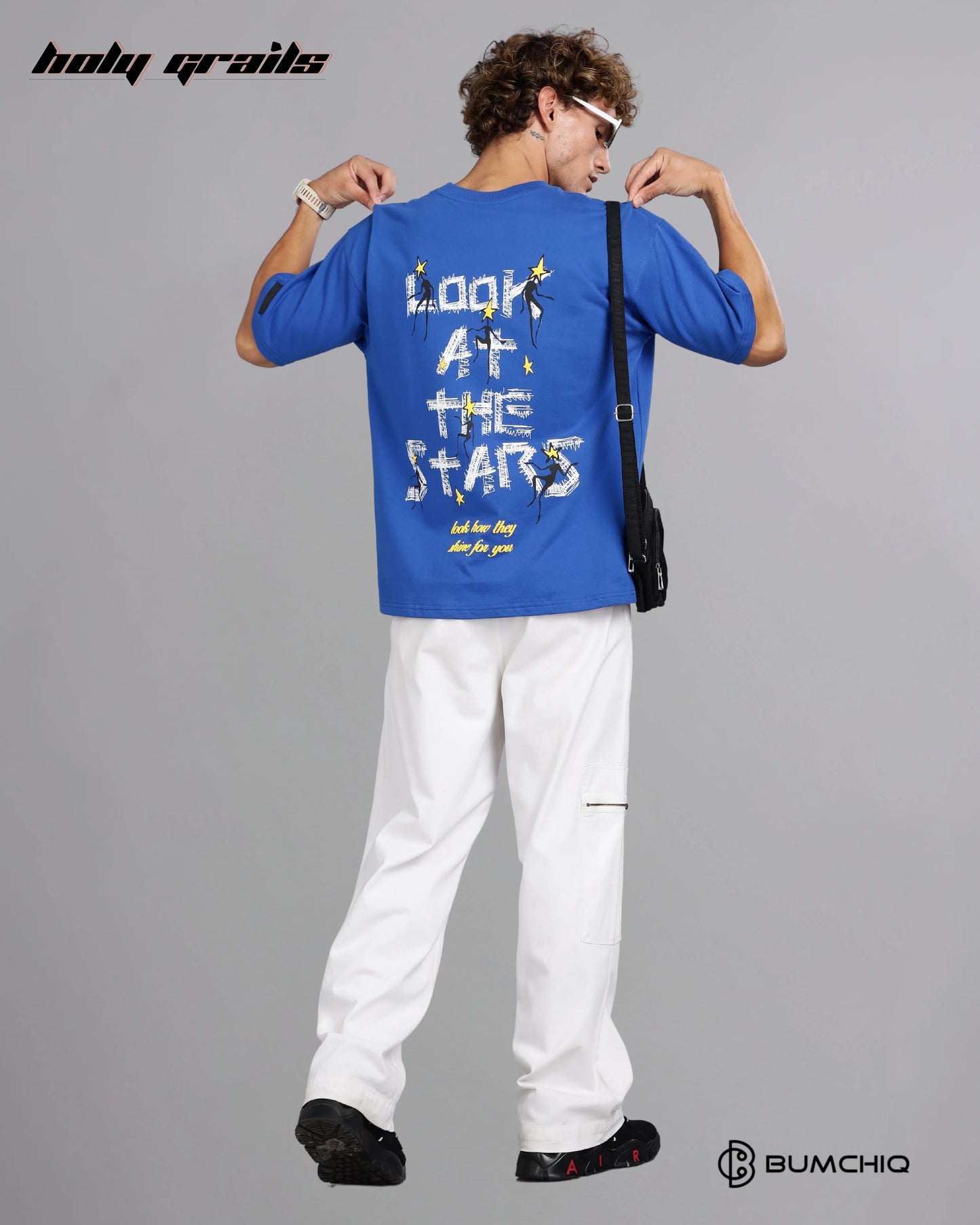 Star Gaze Blue Oversize Tee HG x Bumchiq
