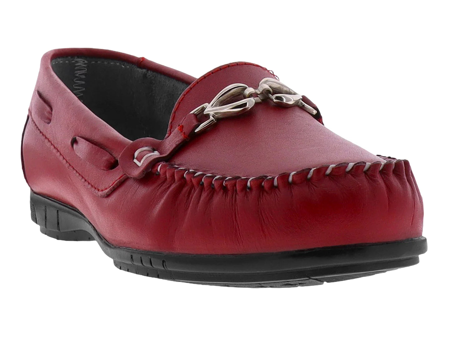 Atilano Kazual Zapatos Planos Rojo para Mujer