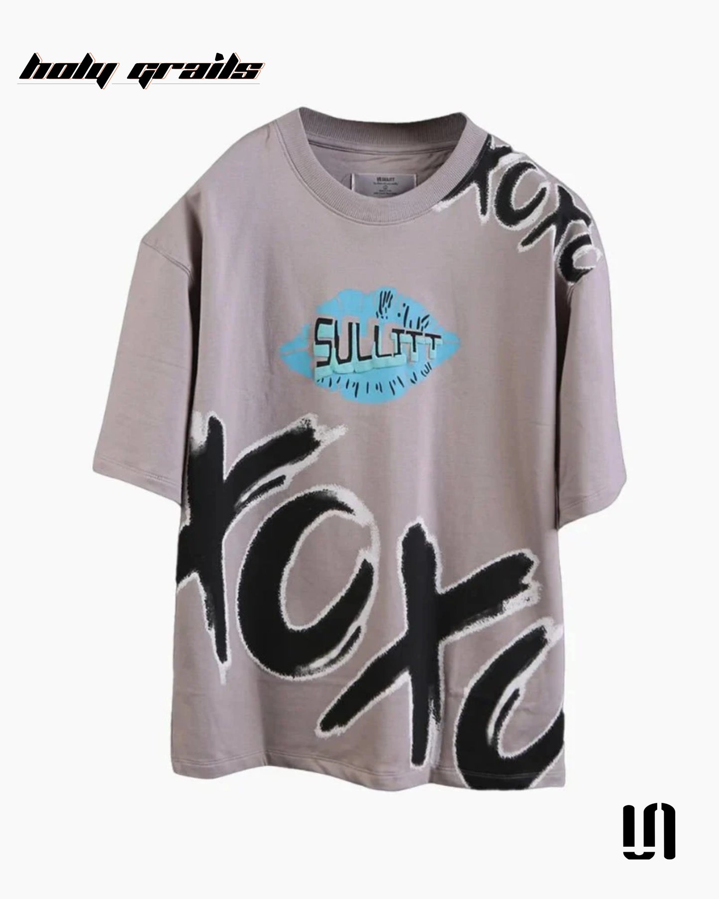 Hugs Kisses Ash Oversized Tee HG x Sullitt