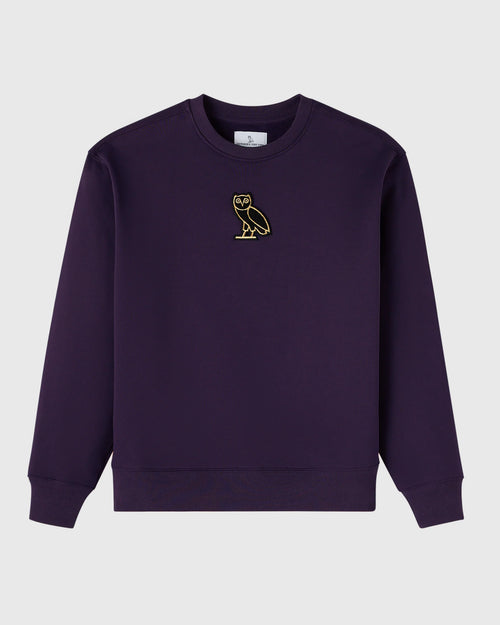Signature Crewneck Rich Plum