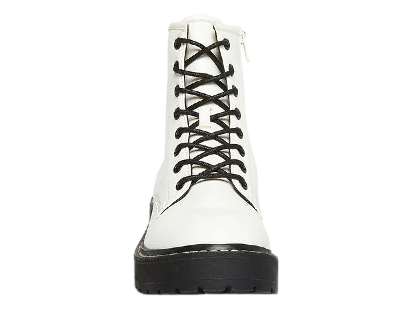 Botines Combat Madden Girl Blancos para Mujer
