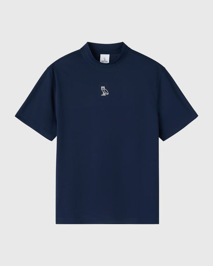 OVO Golf Mockneck Tee Deep Denim
