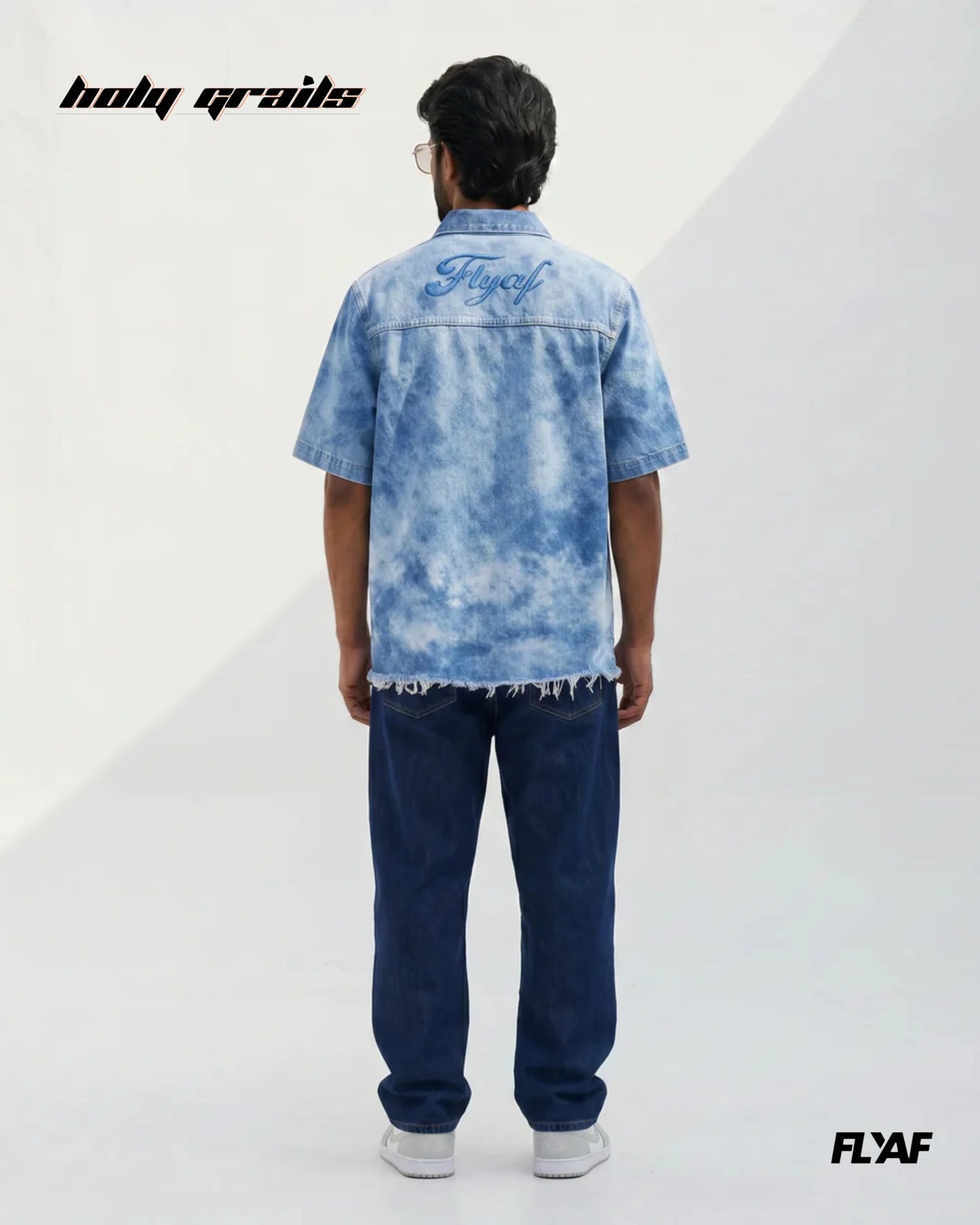 Denim Yoke Rebel Half Sleeve Shirt HG x FLYAF