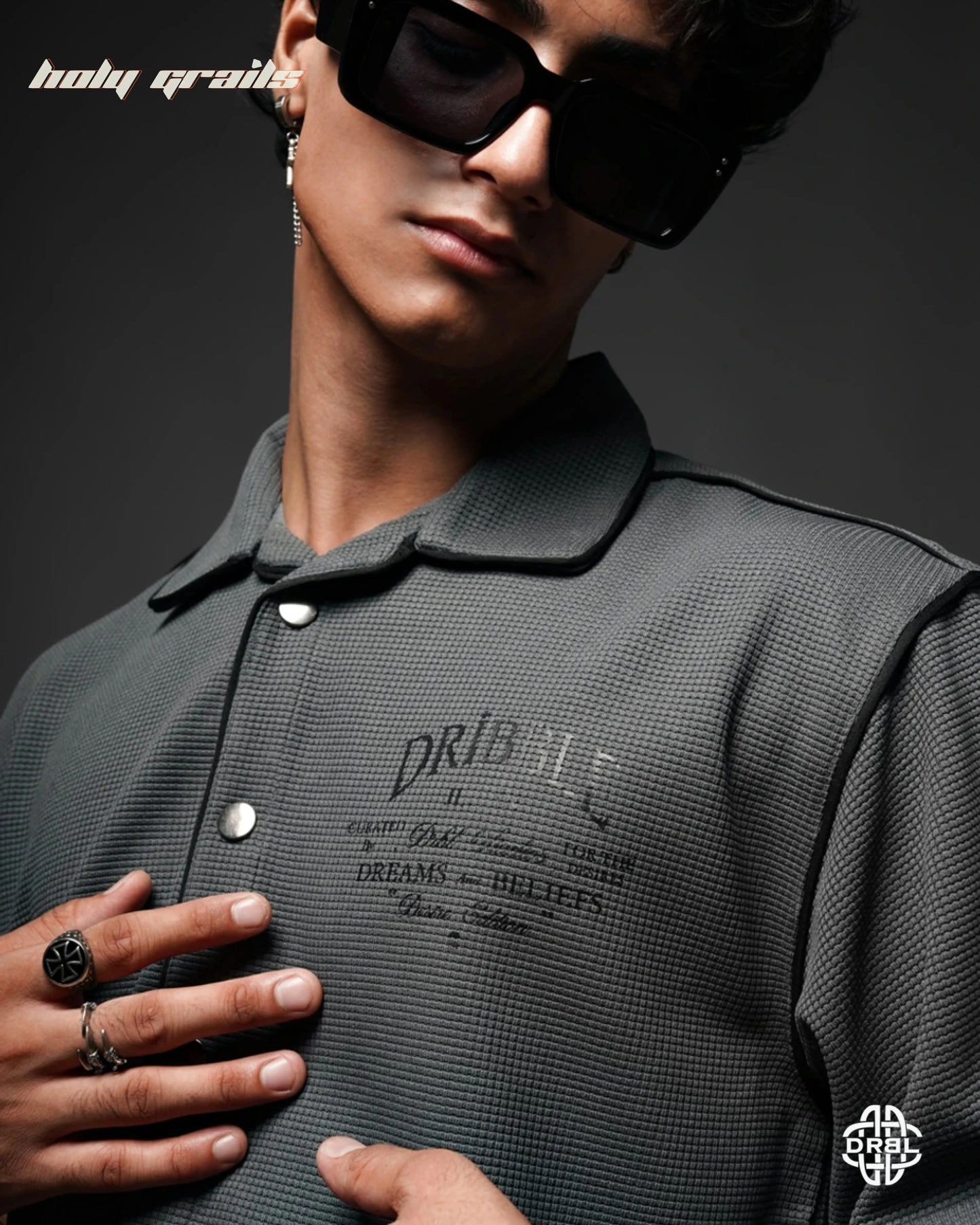 Waffle Comet Grey Shirt HG x DRBL