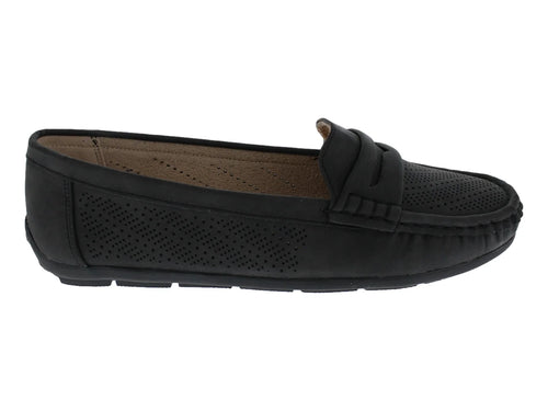 Zapatos Mocasines Comfort Fit Negro para Mujer