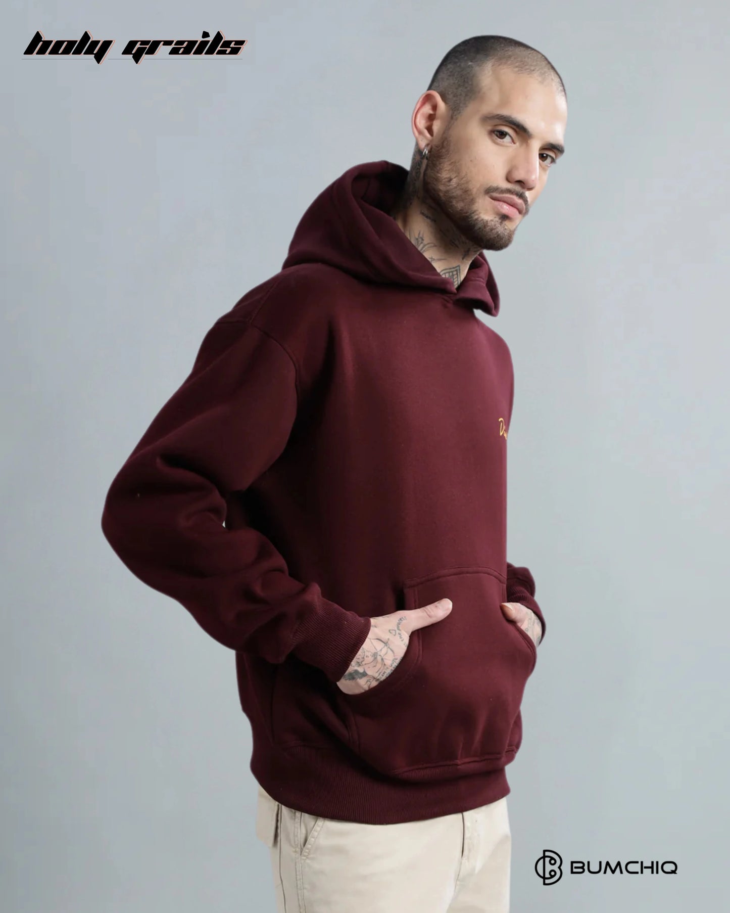 Diversity Maroon Hoodie HG x Bumchiq