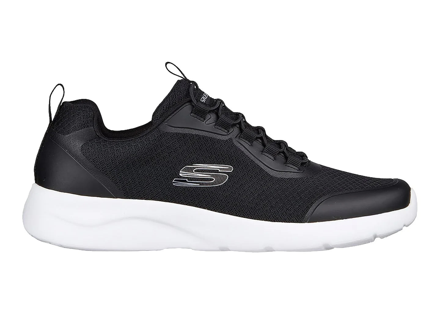 Tenis Skechers Dynamight 20 Negro con Blanco para Hombre