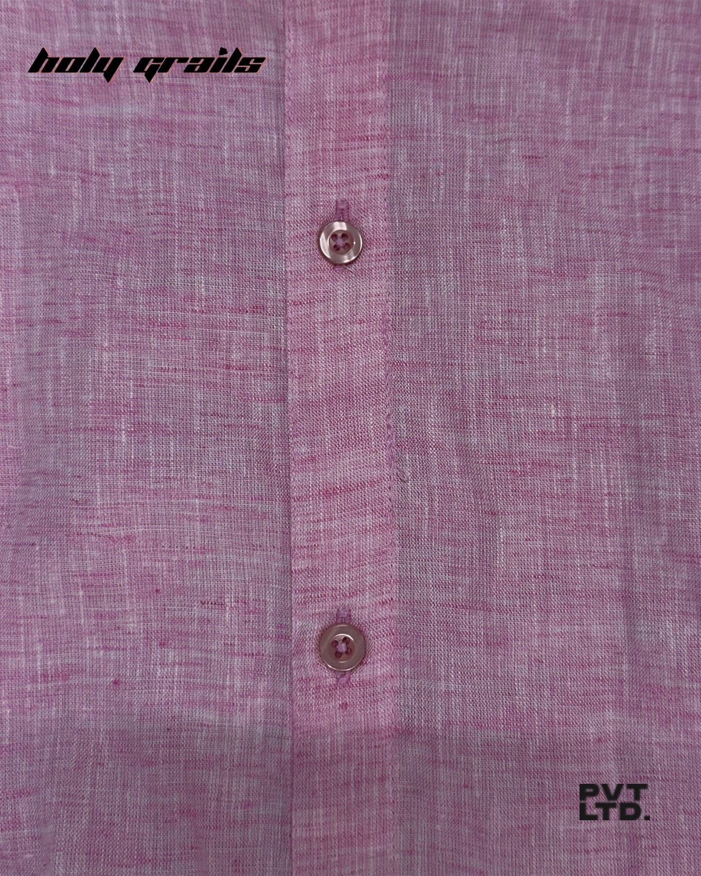 Pink Solid Linen Shirt HG x Pvt Ltd