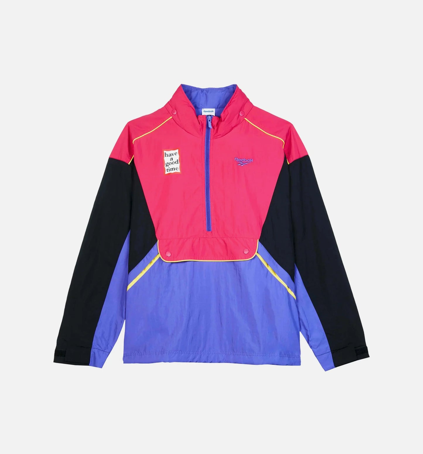 Have a Good Time Anorak Mens Jacket Black Pink Craze Ultima Purple