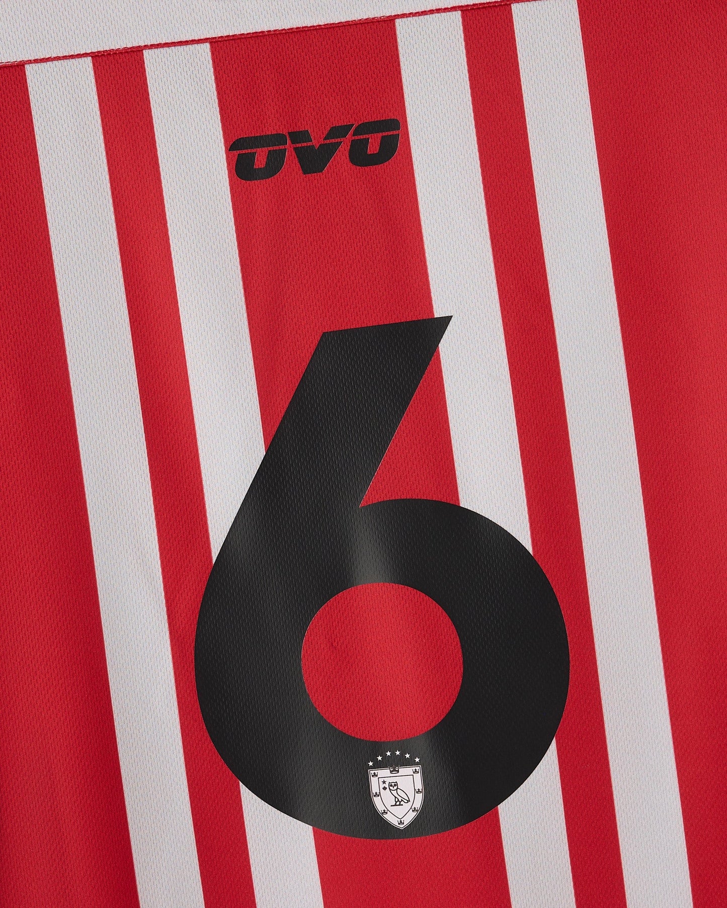 Stripe Soccer Jersey Red