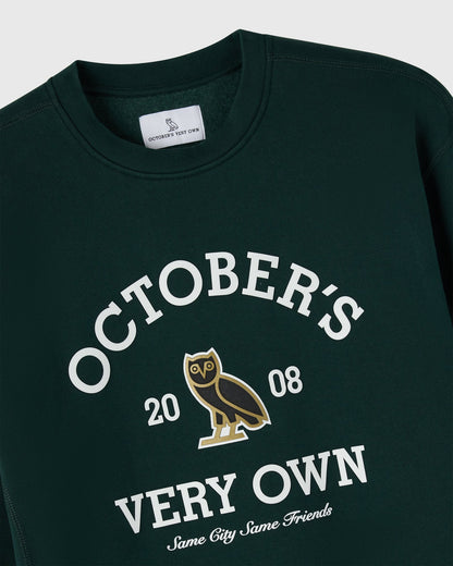 Collegiate Crewneck Midnight Green