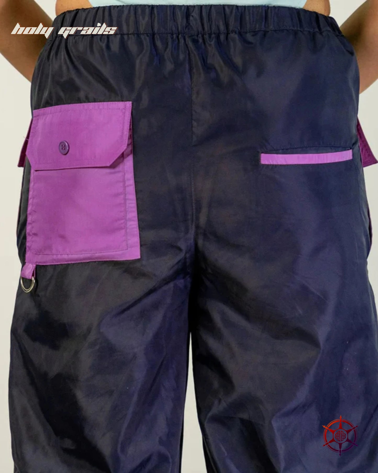 Marine Plum Volume Pants HG x Duskin