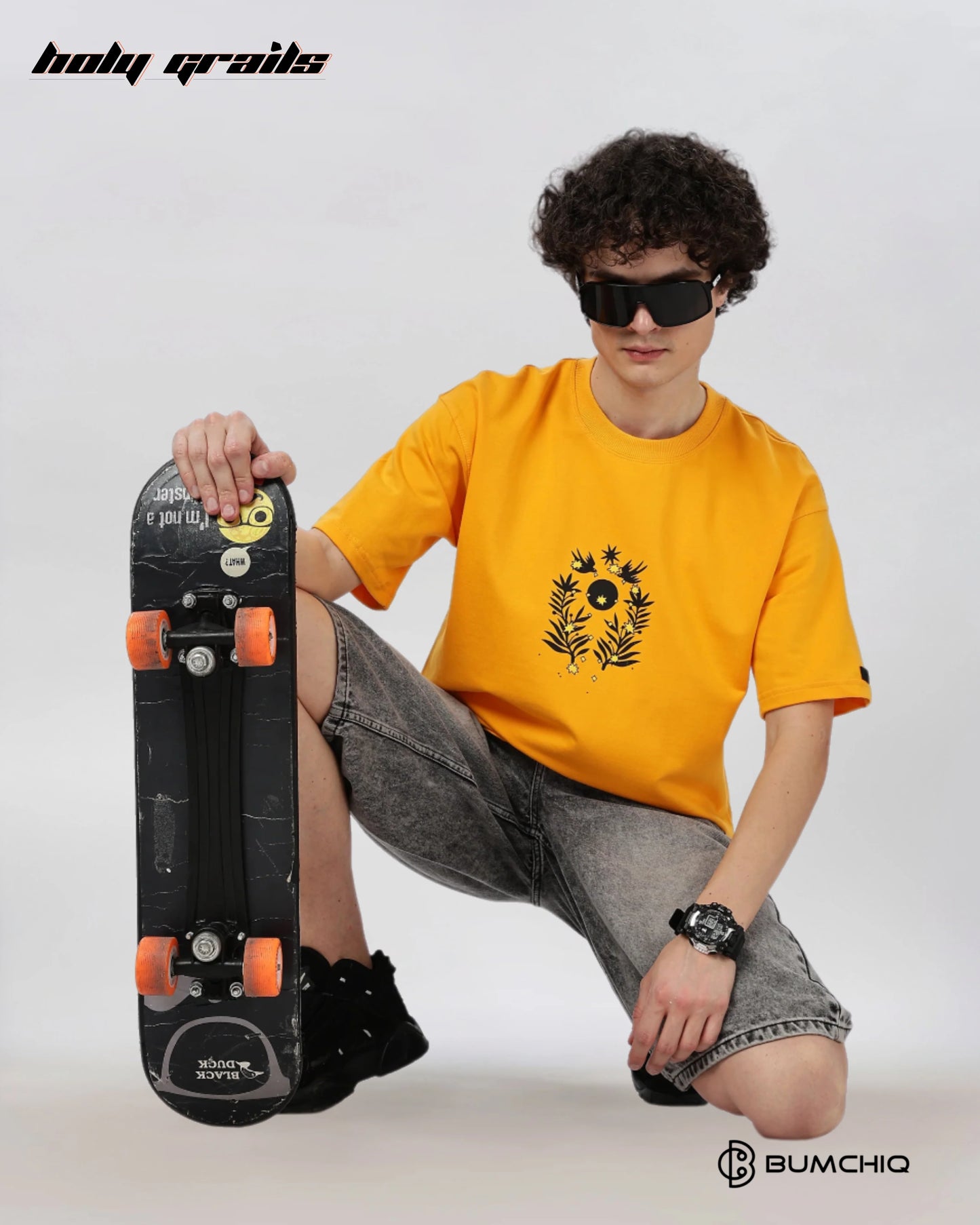 Focus Good Yellow Oversize Tee HG x Bumchiq