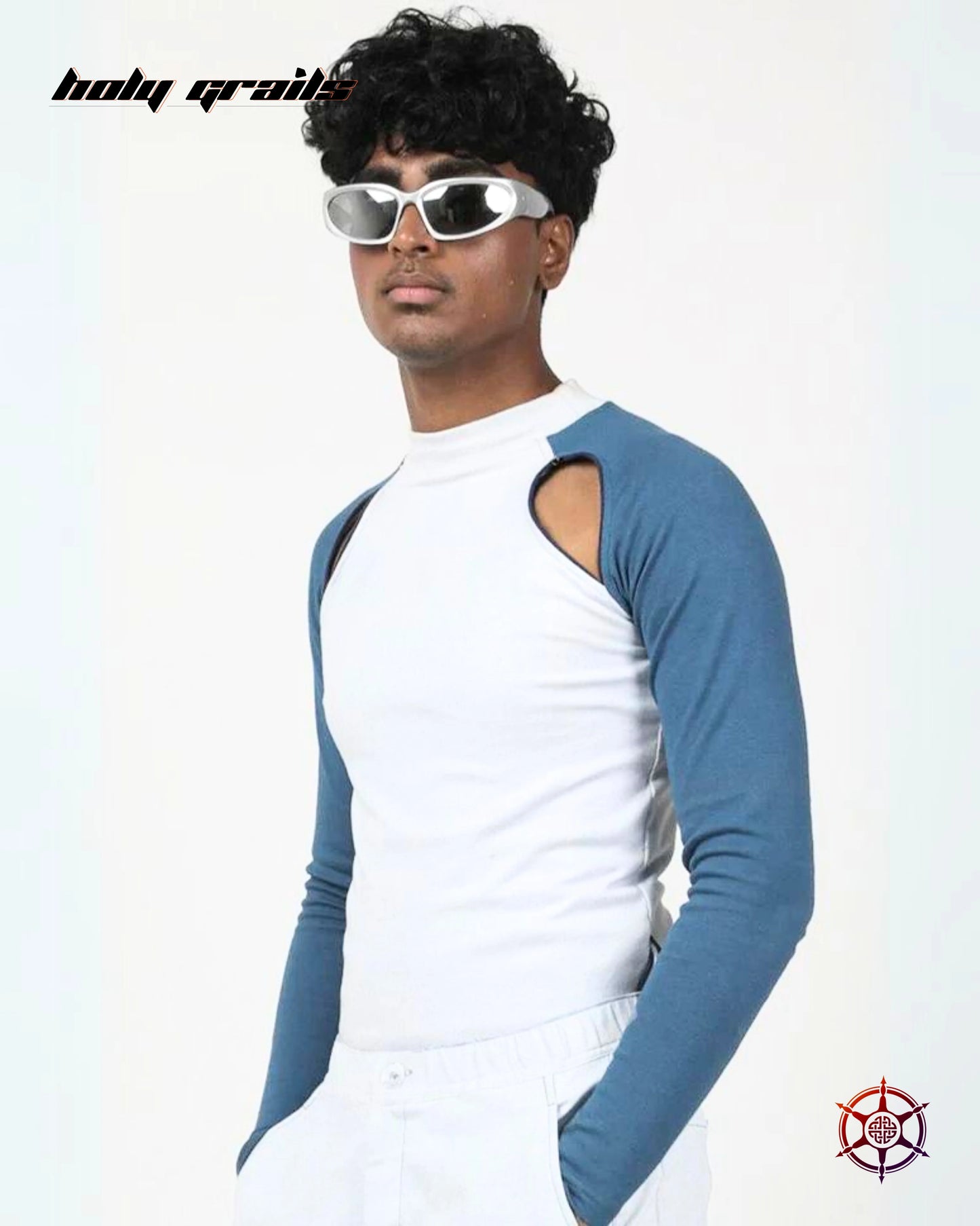 Arctic Wave Keyhole Top HG x Duskin