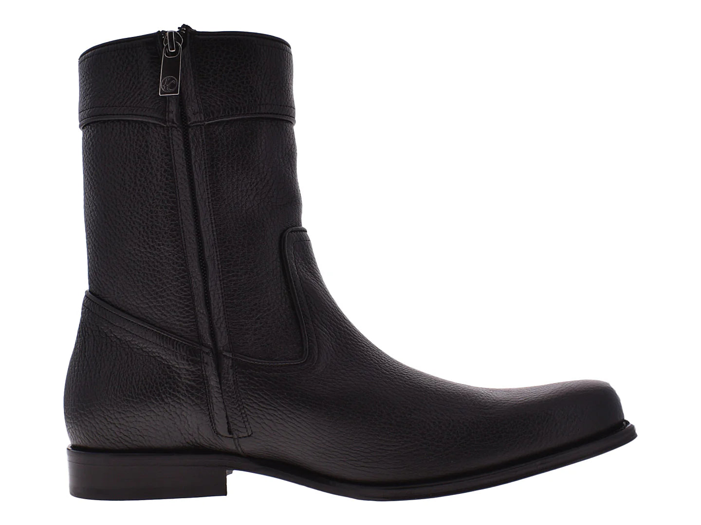 Botines Formales Cuadra Negro para Hombre