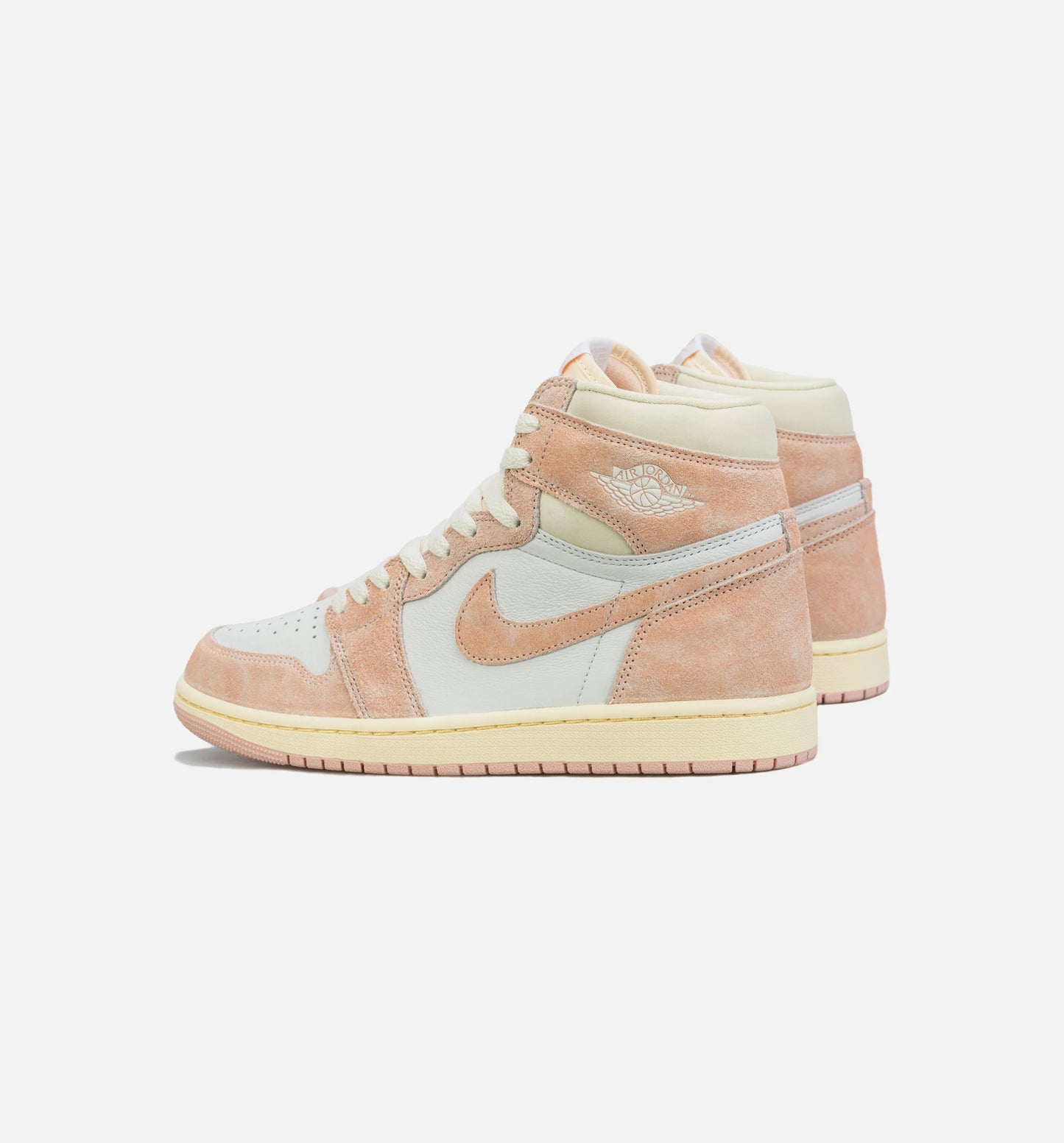 Air Jordan 1 Retro High OG Washed Pink Womens Lifestyle Shoe White Pink