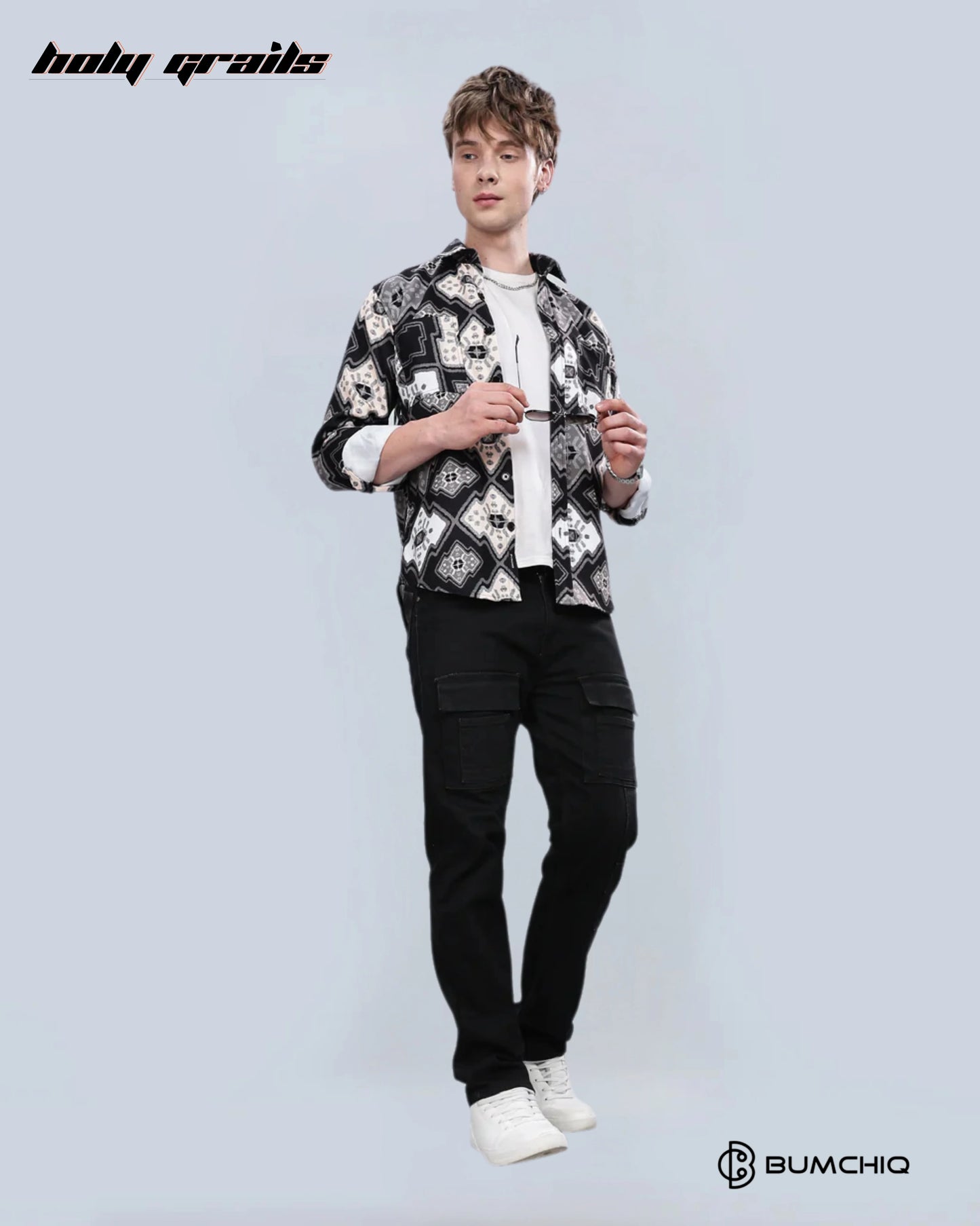 Enigmatic Brown Overshirt HG x Bumchiq