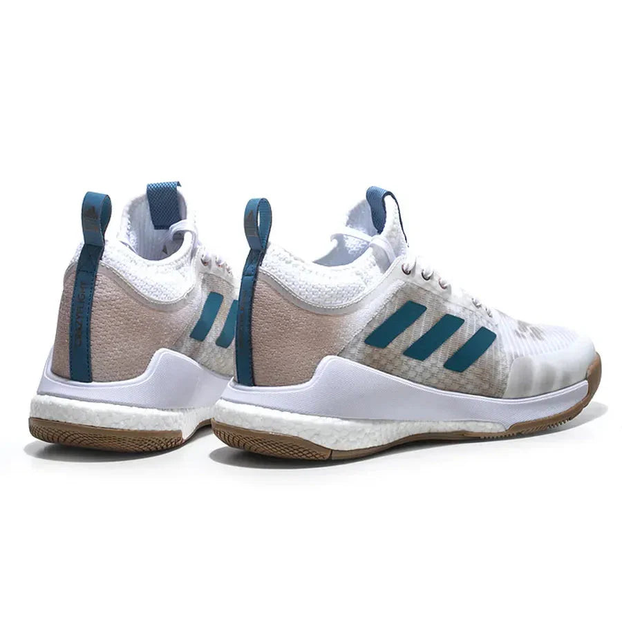 Tênis Adidas Crazyflight Mid Branco Bege