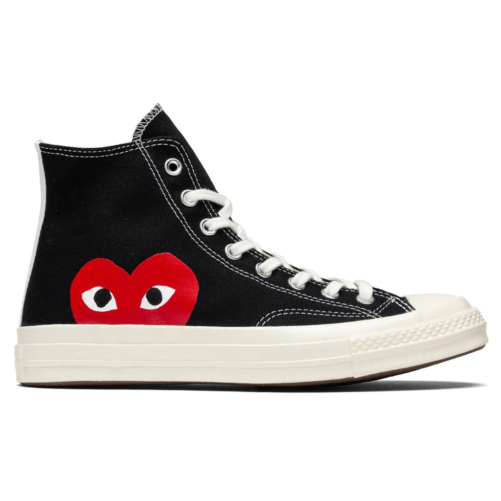 Converse x Comme Des Garcons PLAY All Star Chuck 70 Hi Black