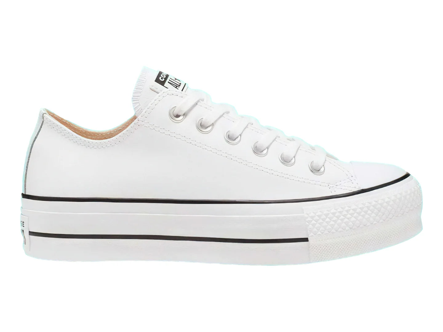 Tenis Converse Chuck Taylor All Star Lift Clean Blancos para Mujer