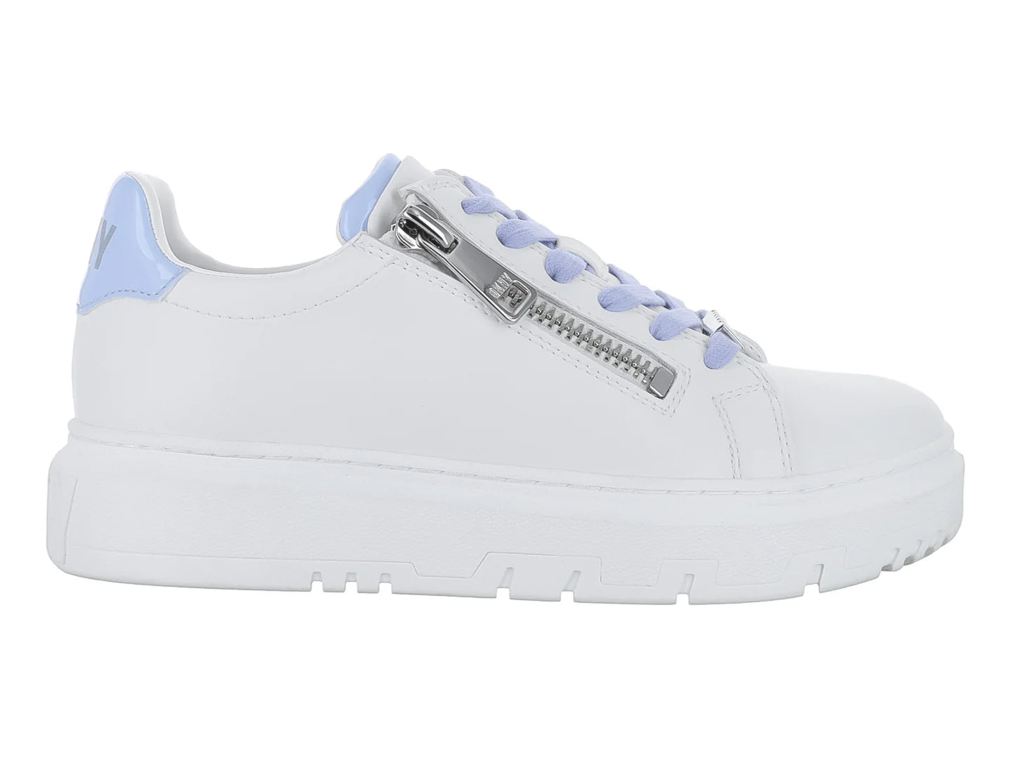 Tenis DKNY Blanco y Lavanda para Mujer