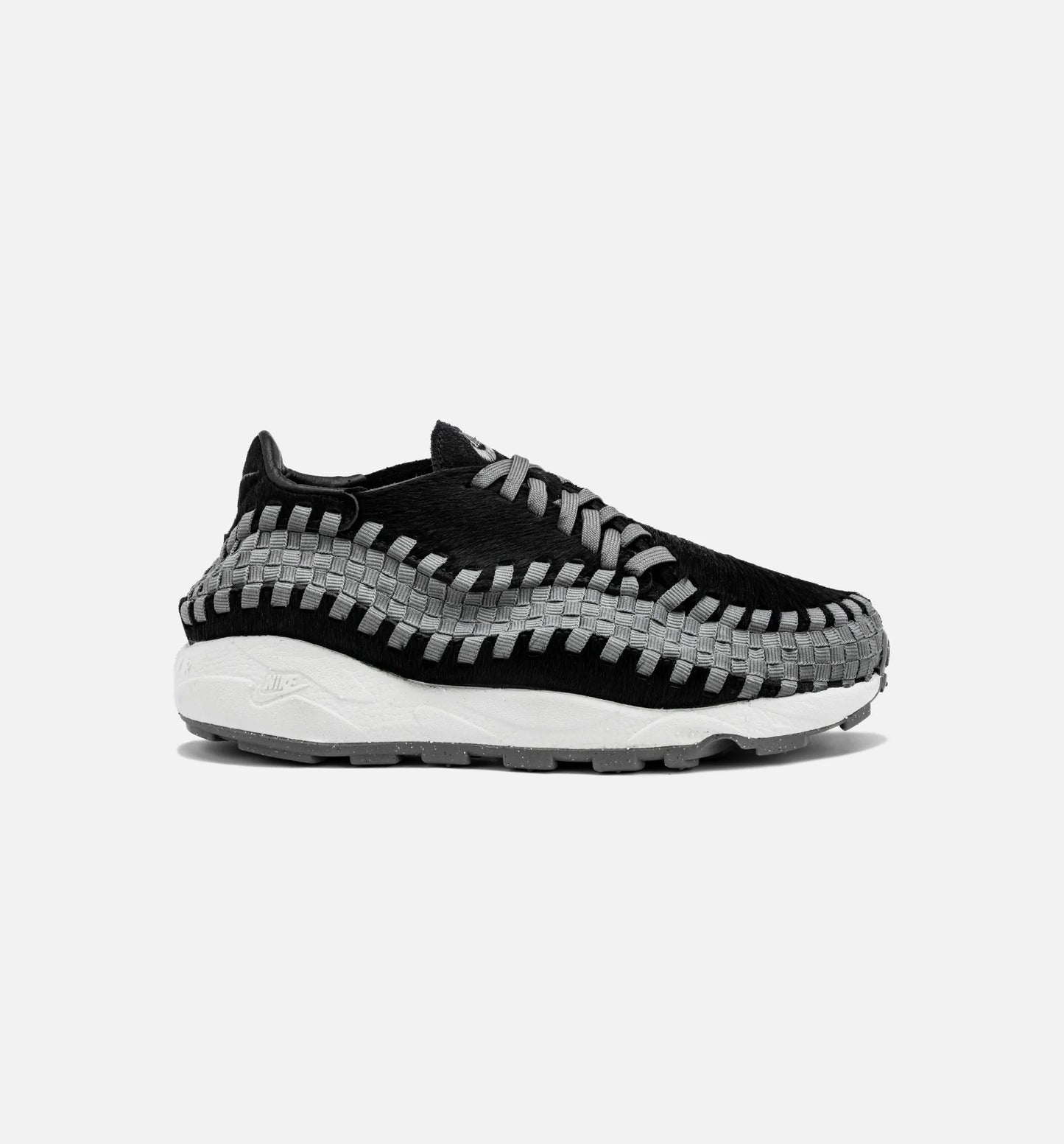 Air Footscape Woven Womens Lifestyle Shoe Black Smoke Grey Sail