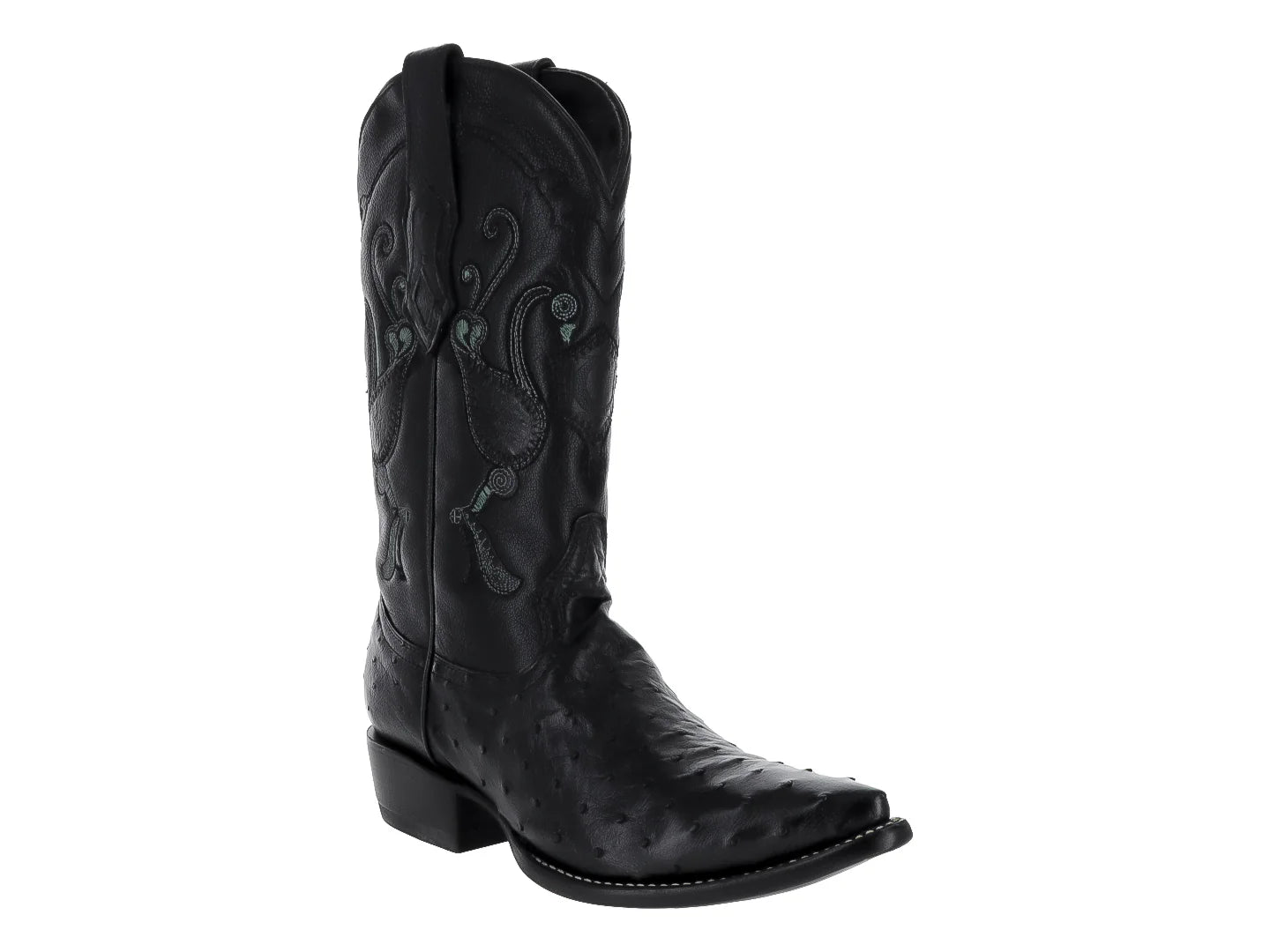 Botas Vaqueras Cuadra Negro Hombre