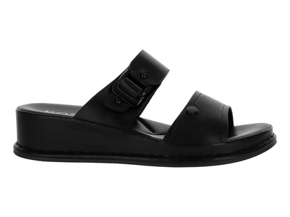 Sandalias Roze Negras de Plataforma para Mujer