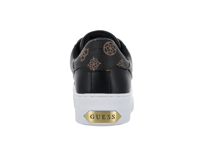 Tenis Guess Negros con Detalles Dorados para Mujer