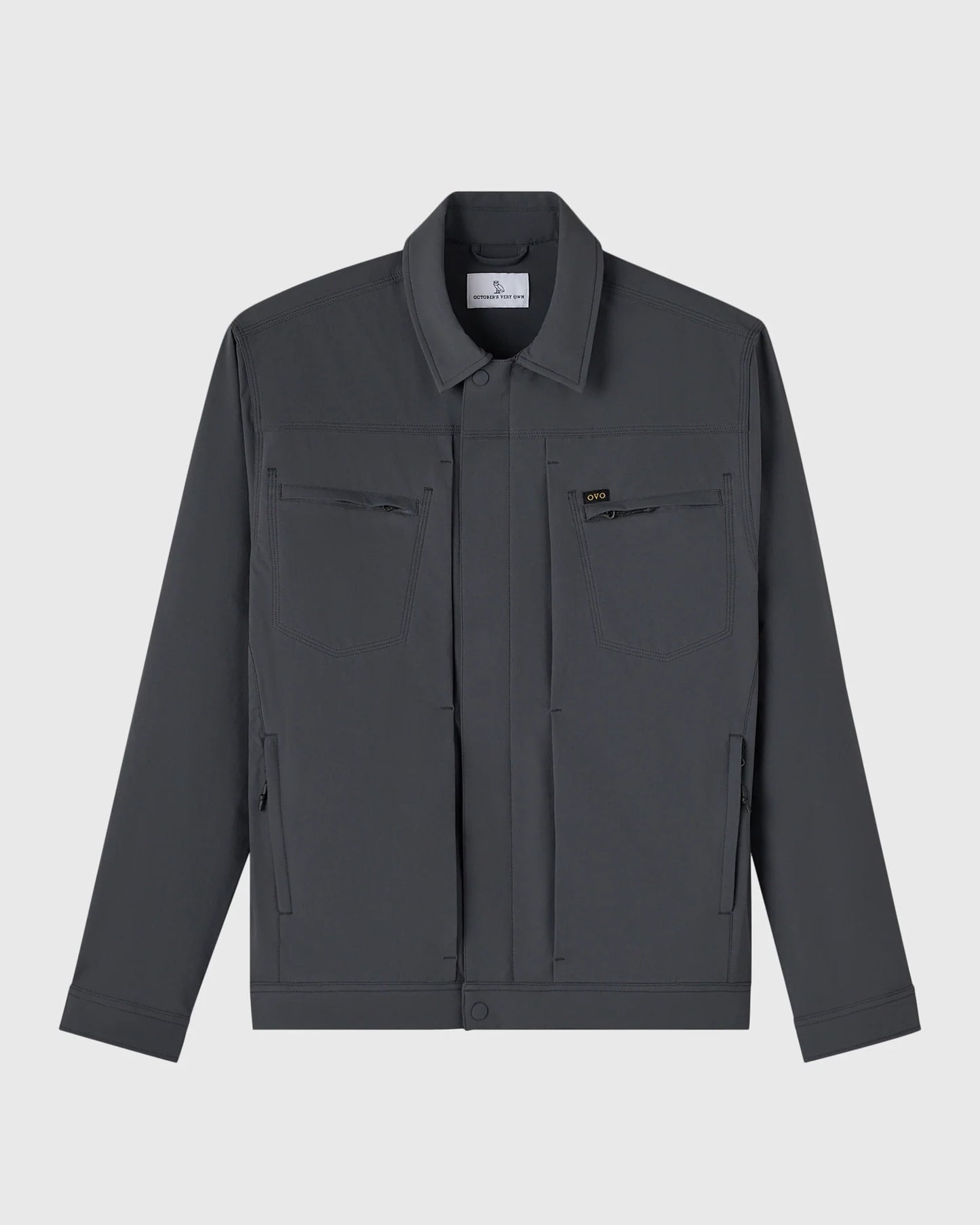 Tech Overshirt Pinstripe