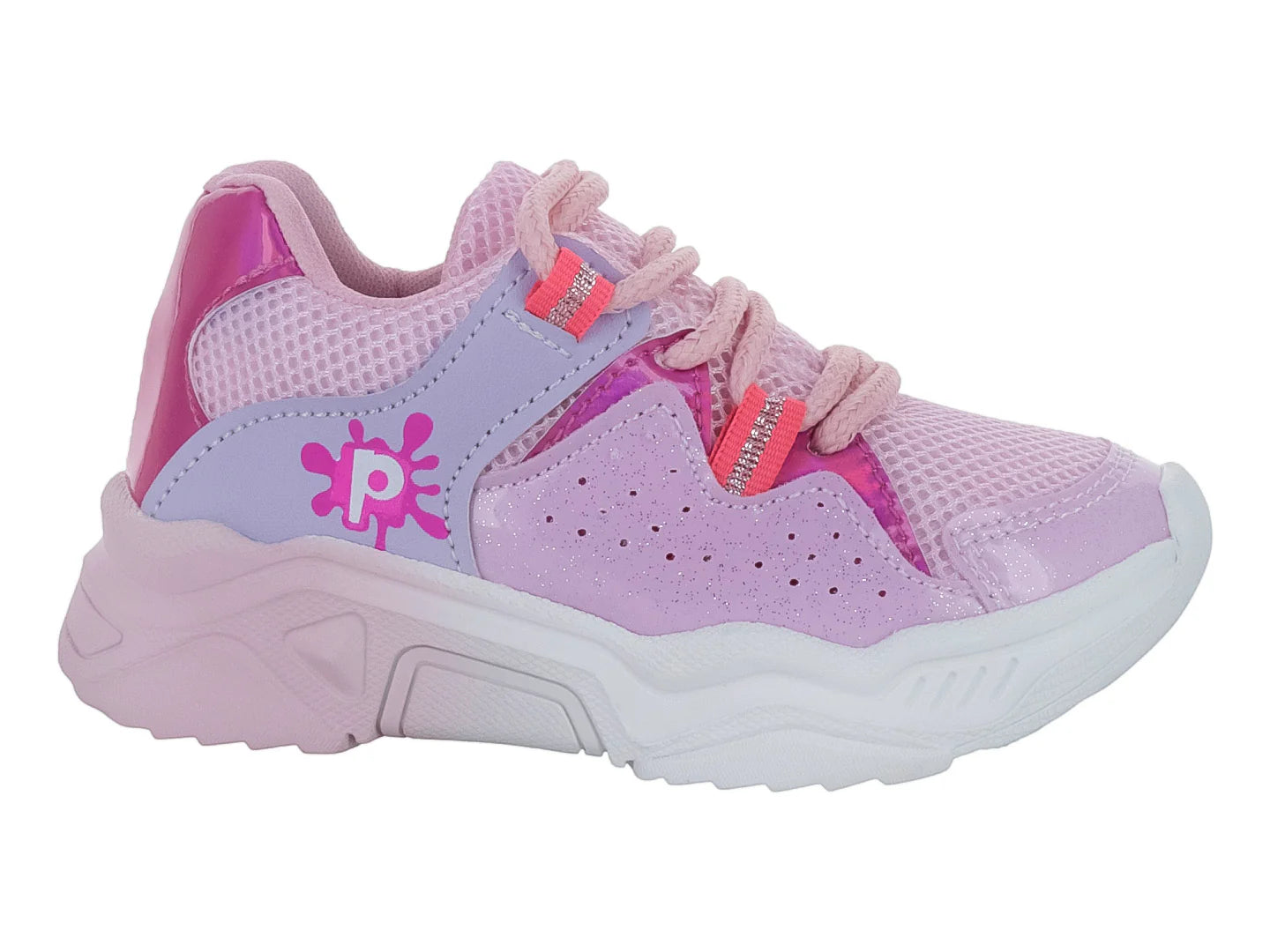 Tenis Overlofd Rosa para Niña