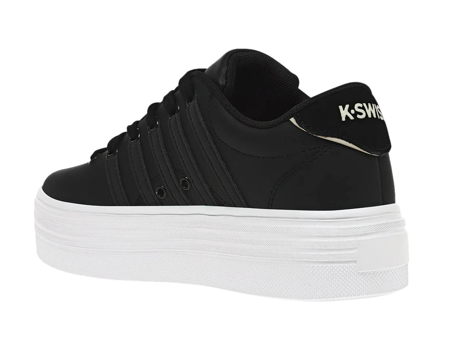 Tenis K SWISS Court Pro V High Sde Negros para Mujer