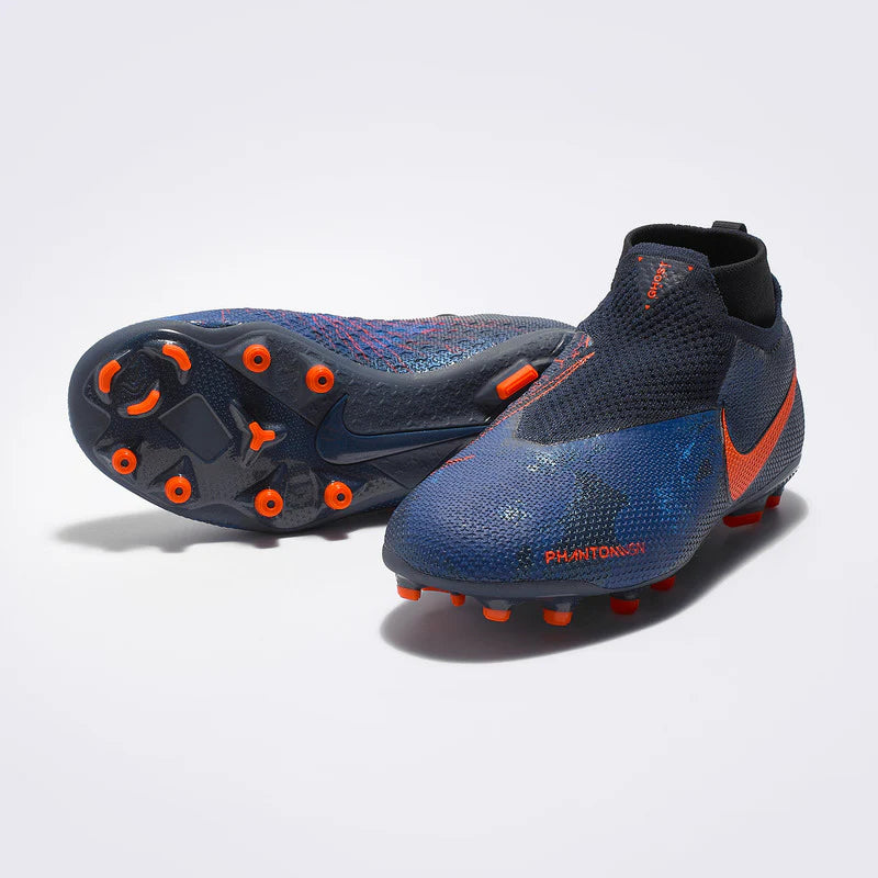 Nike Phantom Vison Elite DF MG Multi Ground Youth Soccer Cleats Obsidian Black