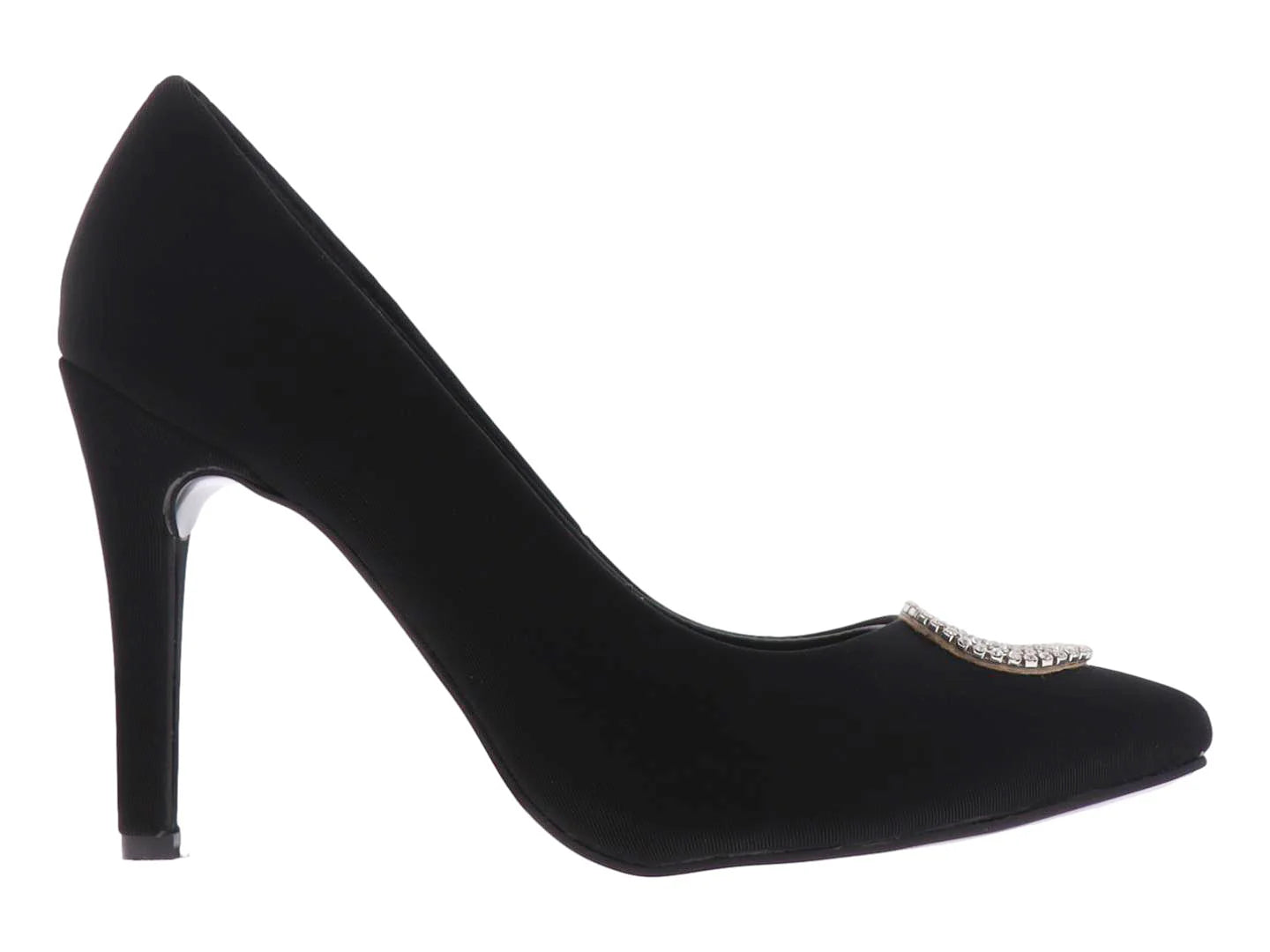 Zapatillas Tacón Alto Luna Rosa Negro para Mujer