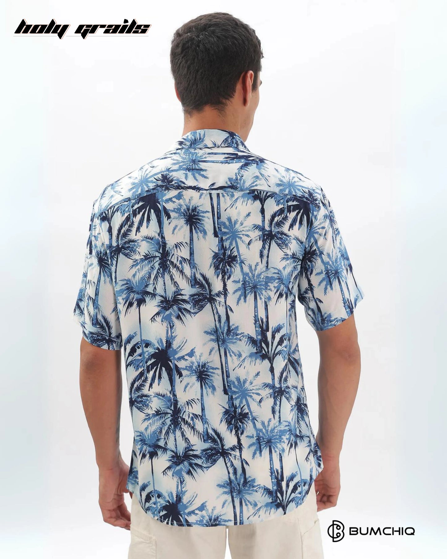 Bluish Palm Shirt HG x Bumchiq