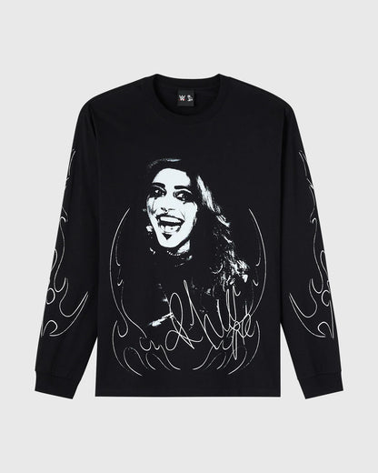 WWE Rhea Ripley Long Sleeve Tee Black