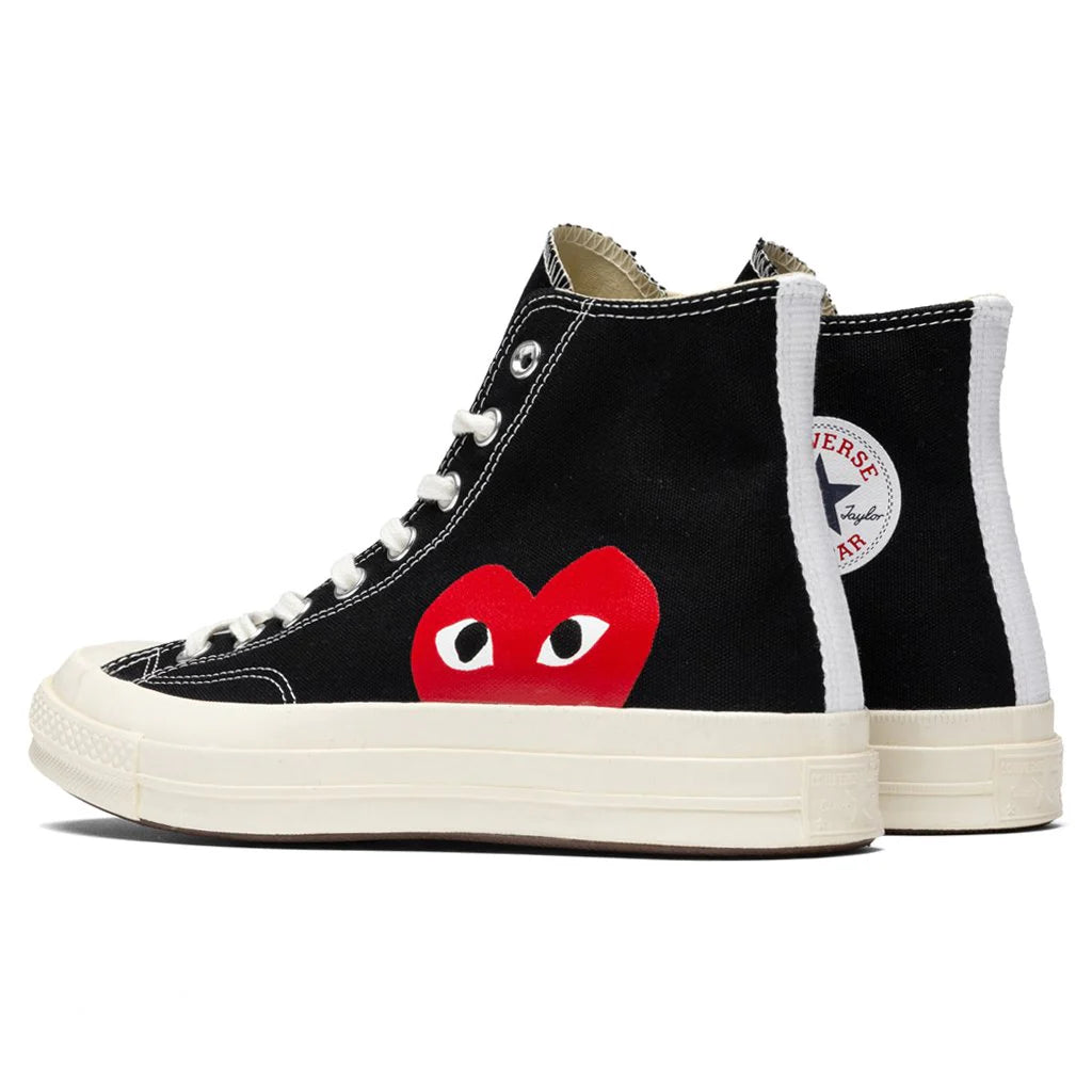 Converse x Comme Des Garcons PLAY All Star Chuck 70 Hi Black