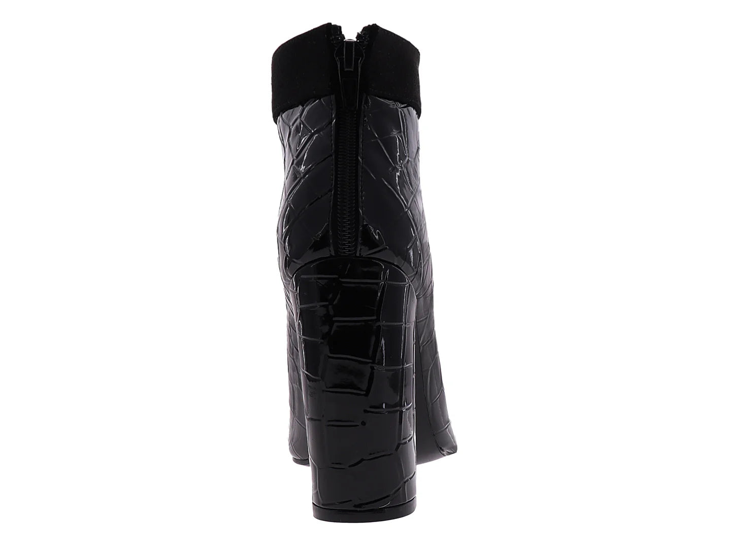 Botines OYYI Negro Efecto Lagarto para Mujer