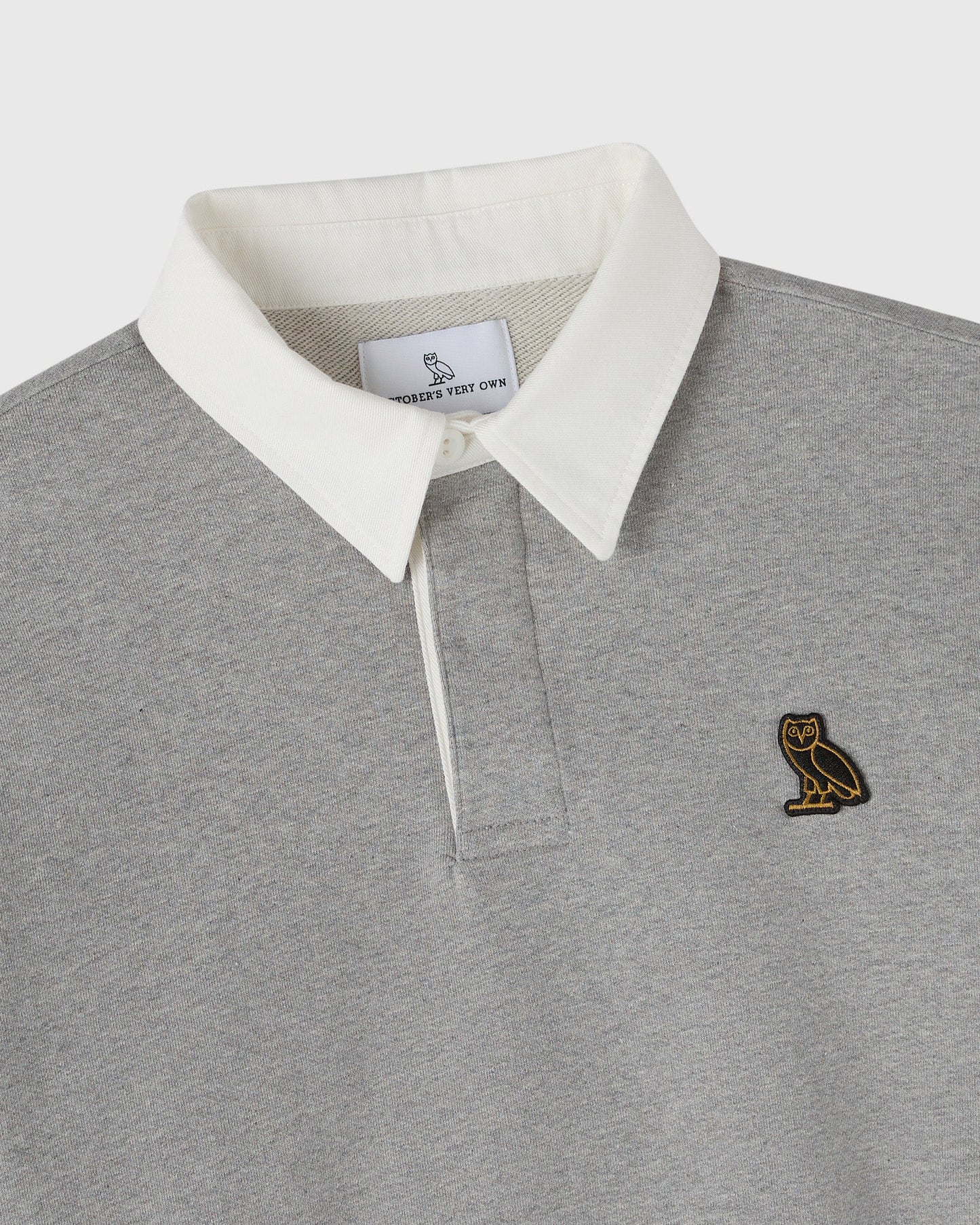 Classic Rugby Polo Heather Grey