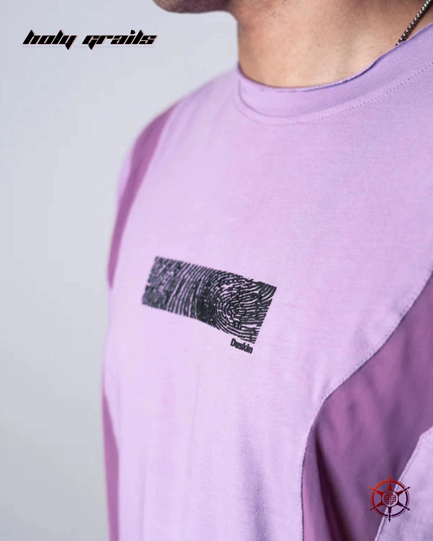 Lavender Byte Oversized Tee HG x Duskin